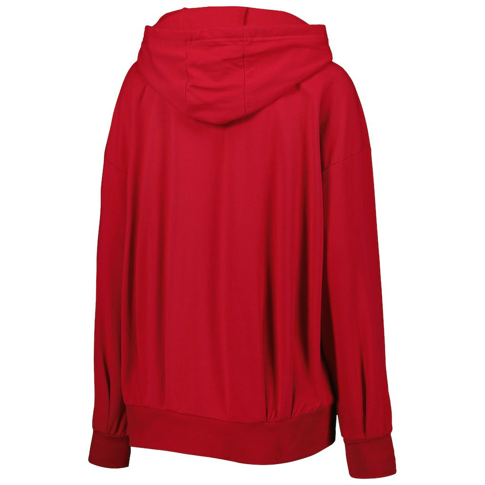 Atlanta Falcons MSX by Michael Strahan Women's Emerson Lightweight Full-Zip Hoodie Red | NFL