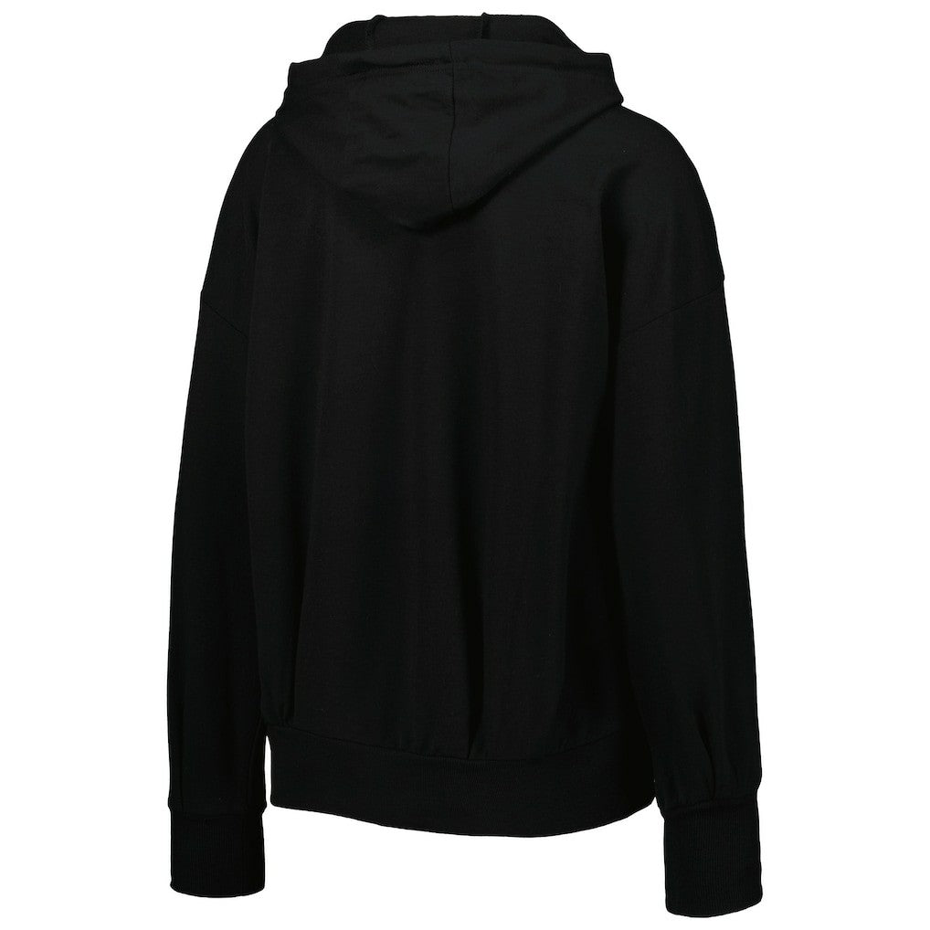 New Orleans Saints MSX by Michael Strahan Women's Emerson Lightweight Full-Zip Hoodie Black | NFL
