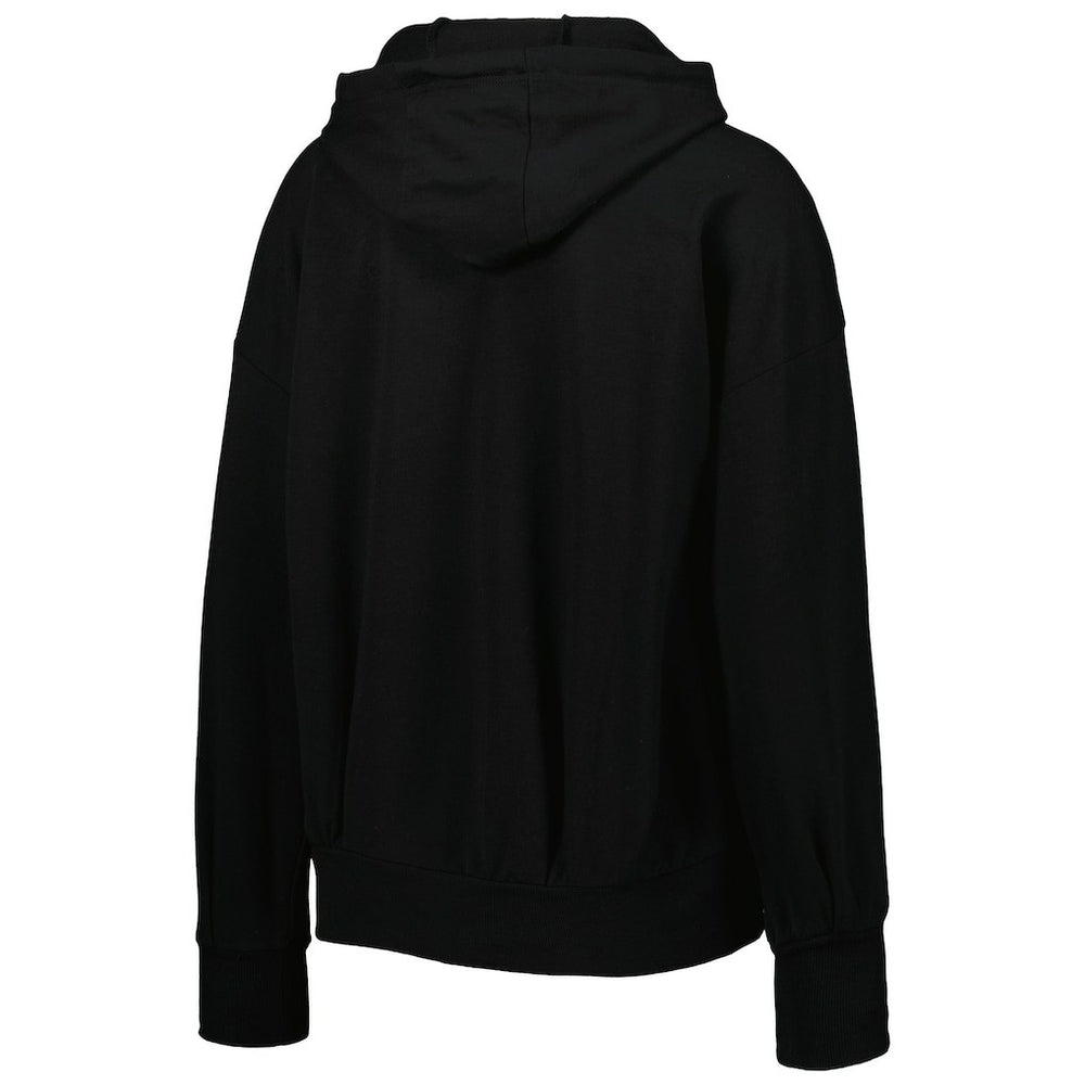 New Orleans Saints MSX by Michael Strahan Women's Emerson Lightweight Full-Zip Hoodie Black | NFL