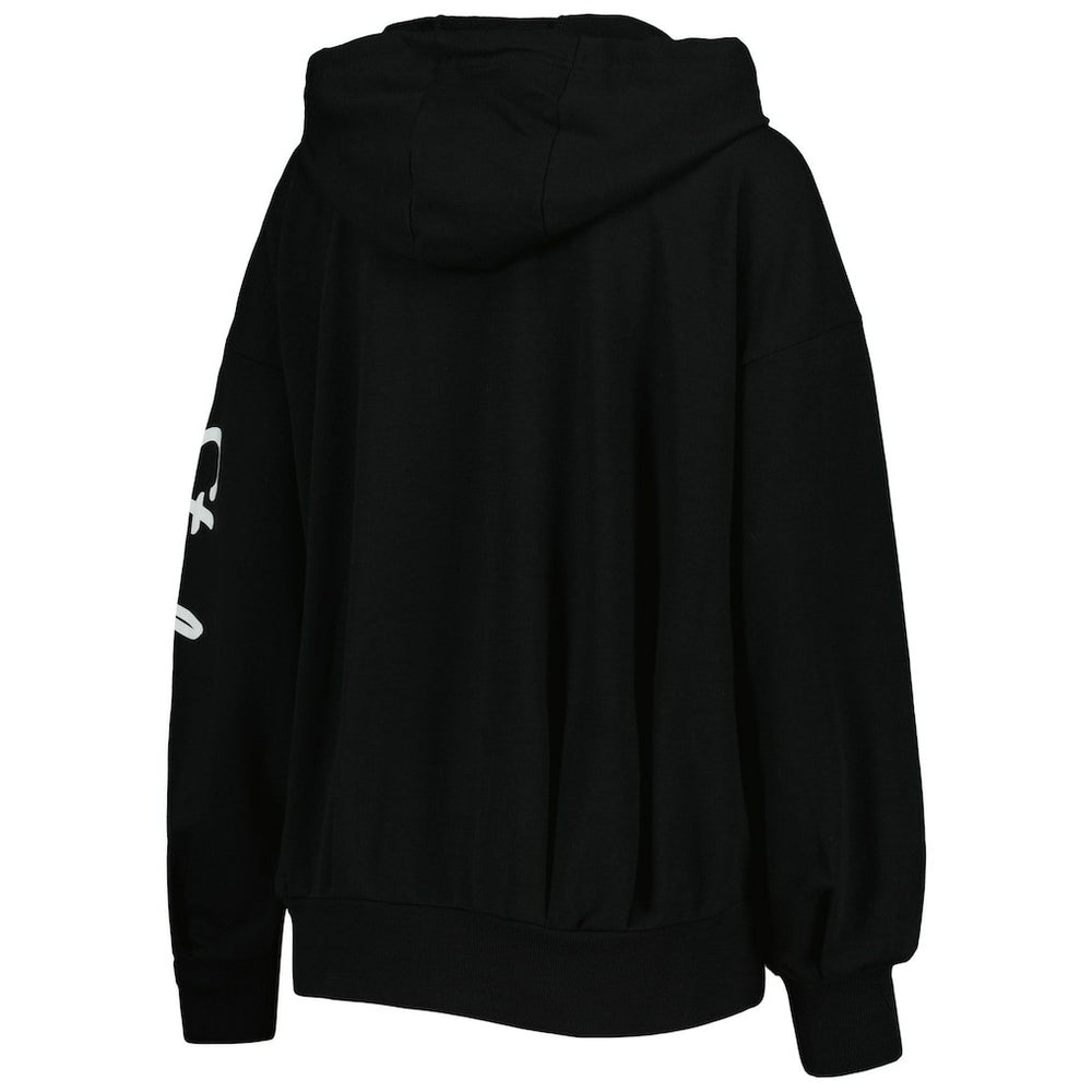 Pittsburgh Steelers MSX by Michael Strahan Women's Emerson Lightweight Full-Zip Hoodie Black | NFL