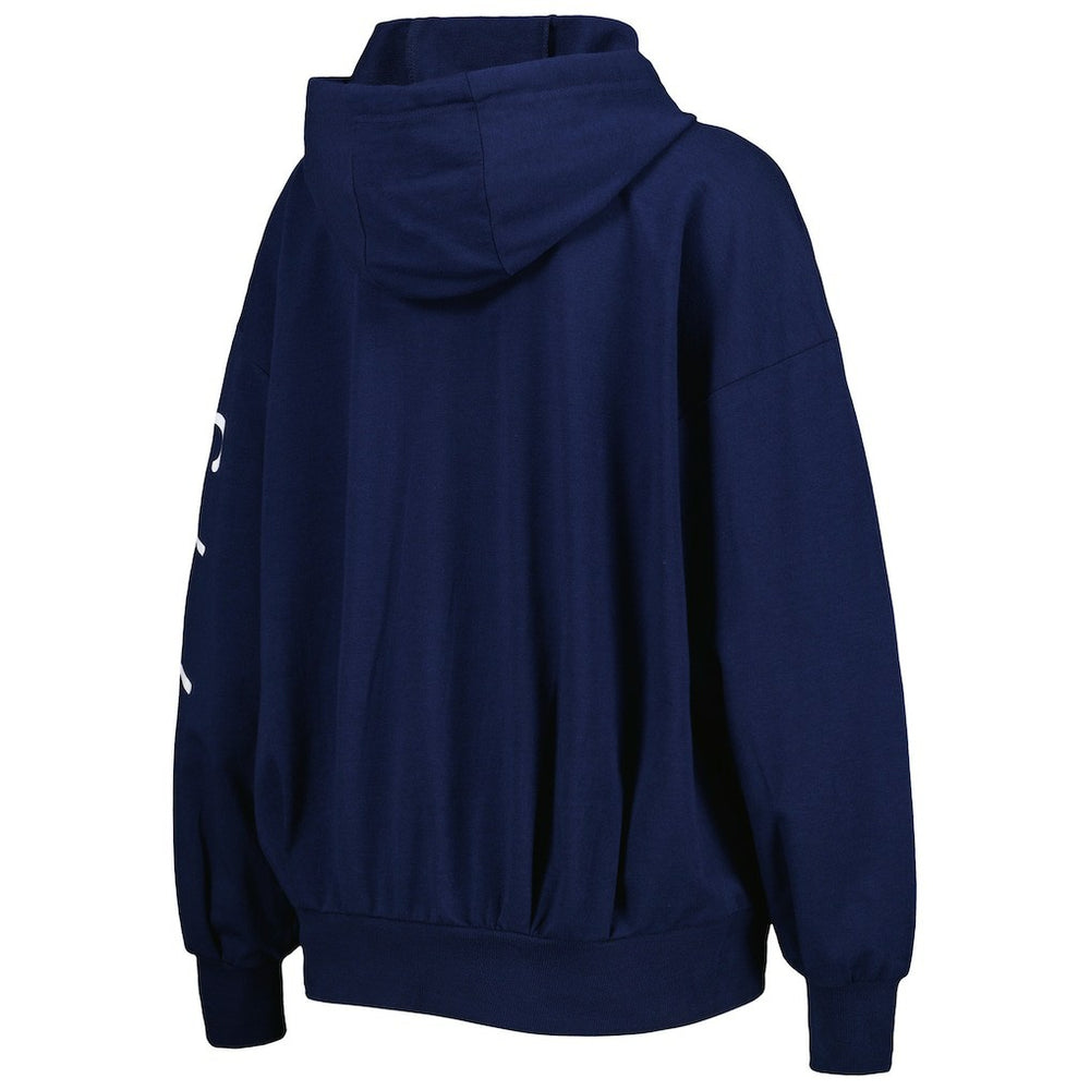 Seattle Seahawks MSX by Michael Strahan Women's Emerson Lightweight Full-Zip Hoodie College Navy | NFL