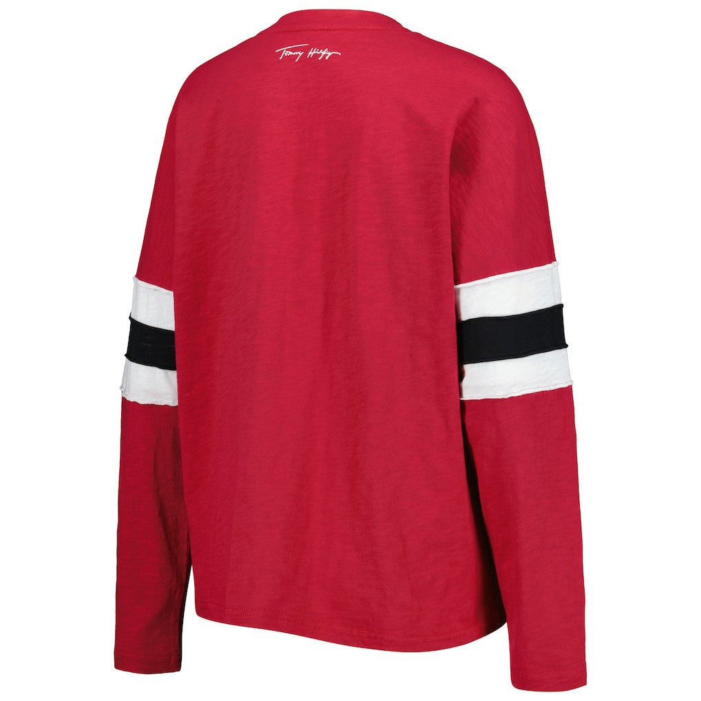 Arizona Cardinals Tommy Hilfiger Women's Justine Long Sleeve Tunic T-Shirt Cardinal | NFL