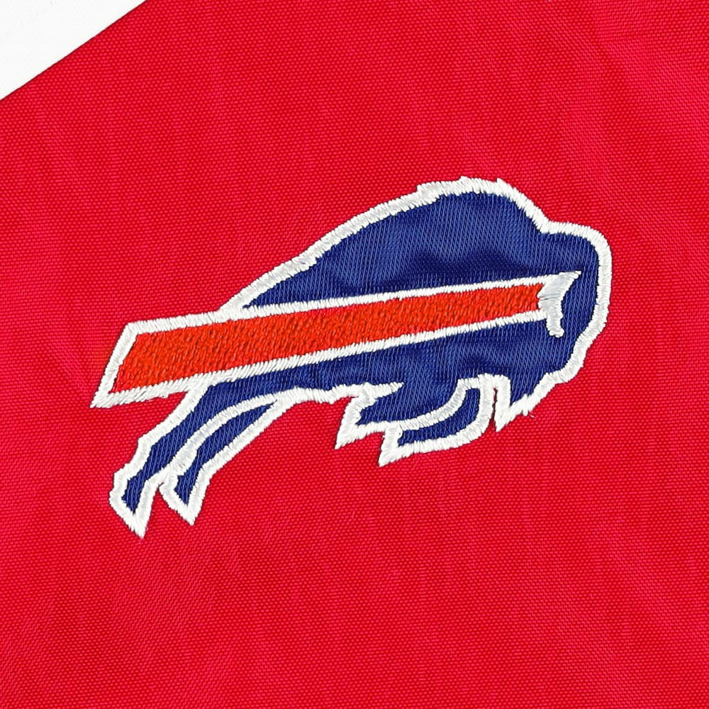 Buffalo Bills Tommy Hilfiger Women's Staci Half-Zip Hoodie Windbreaker Jacket White/Red | NFL