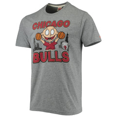 Chicago Bulls Homage NBA x Rugrats Tri-Blend T-Shirt Heathered Gray - NBA