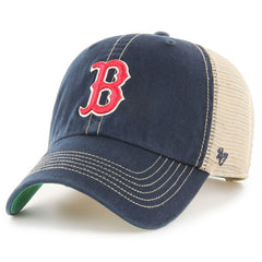 Boston Red Sox '47 Team Logo Trawler Clean Up Trucker Snapback Hat - MLB