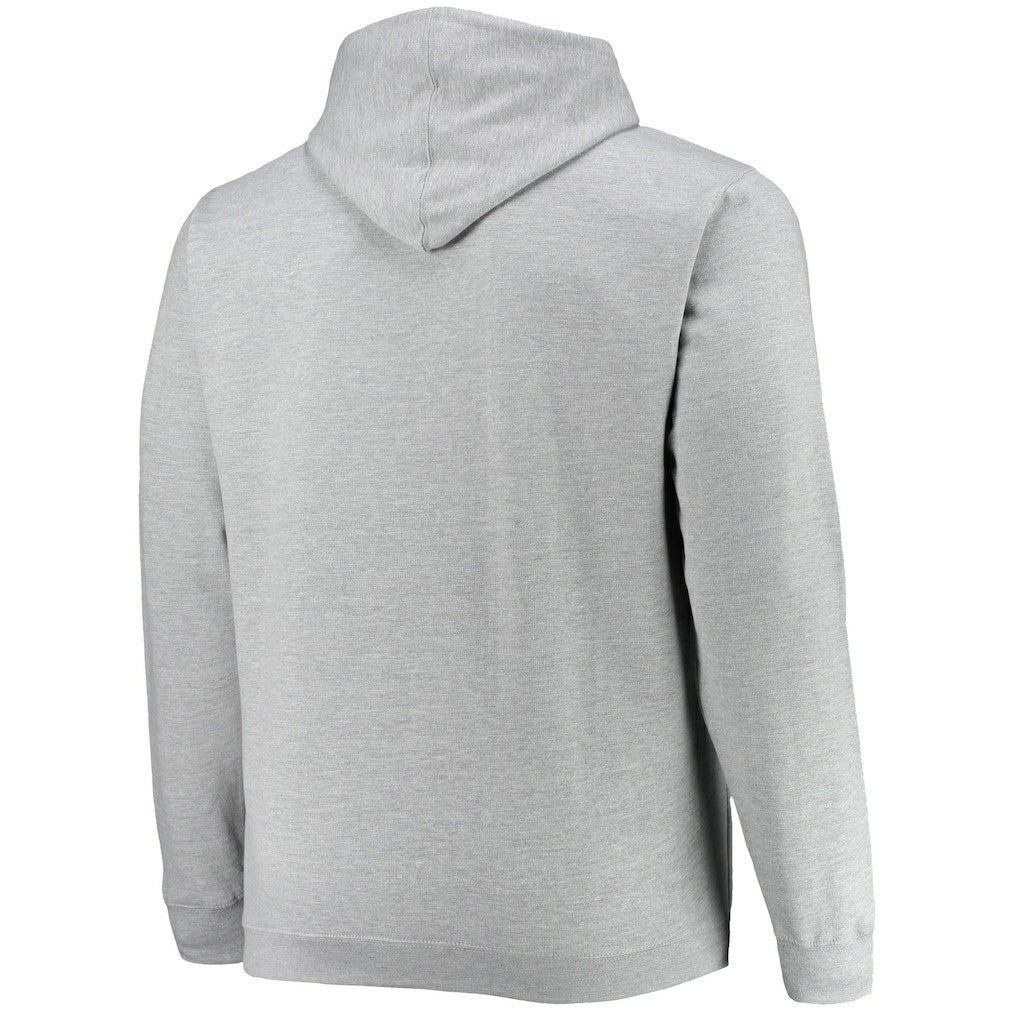 Philadelphia 76ers Big & Tall Heart & Soul Pullover Hoodie Heathered Gray - NBA