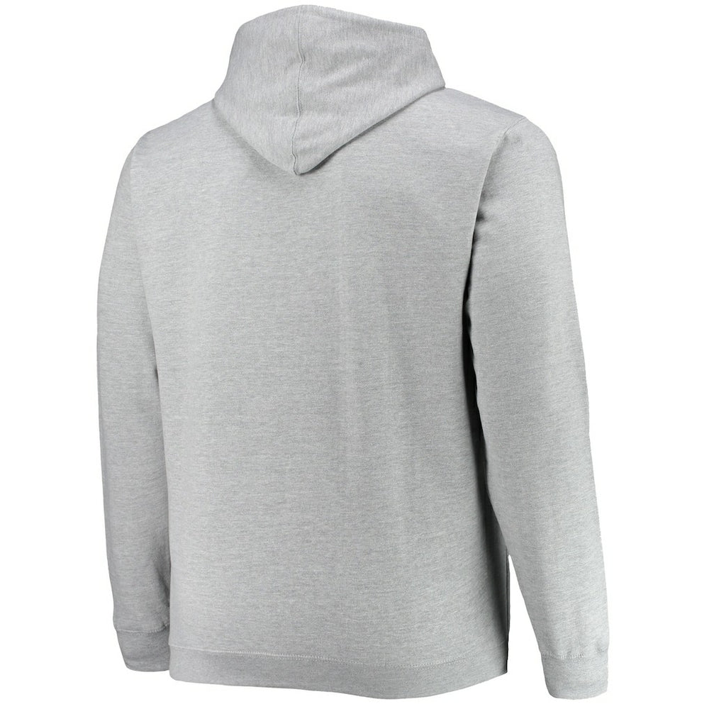 Philadelphia 76ers Big & Tall Heart & Soul Pullover Hoodie Heathered Gray - NBA