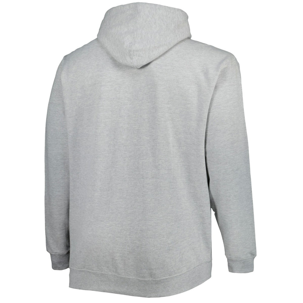 Milwaukee Bucks Big & Tall Heart & Soul Pullover Hoodie Heathered Gray - NBA