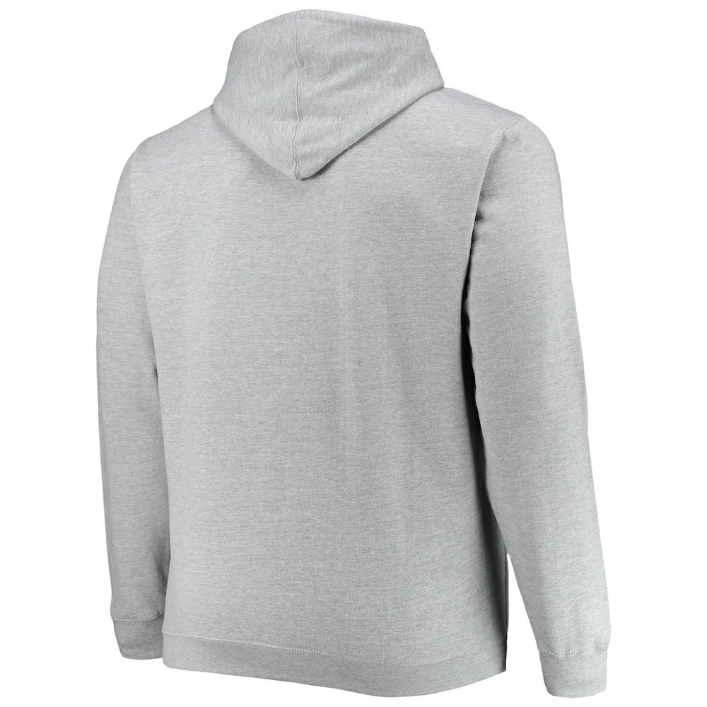 Chicago Bulls Big & Tall Heart & Soul Pullover Hoodie Heathered Gray - NBA