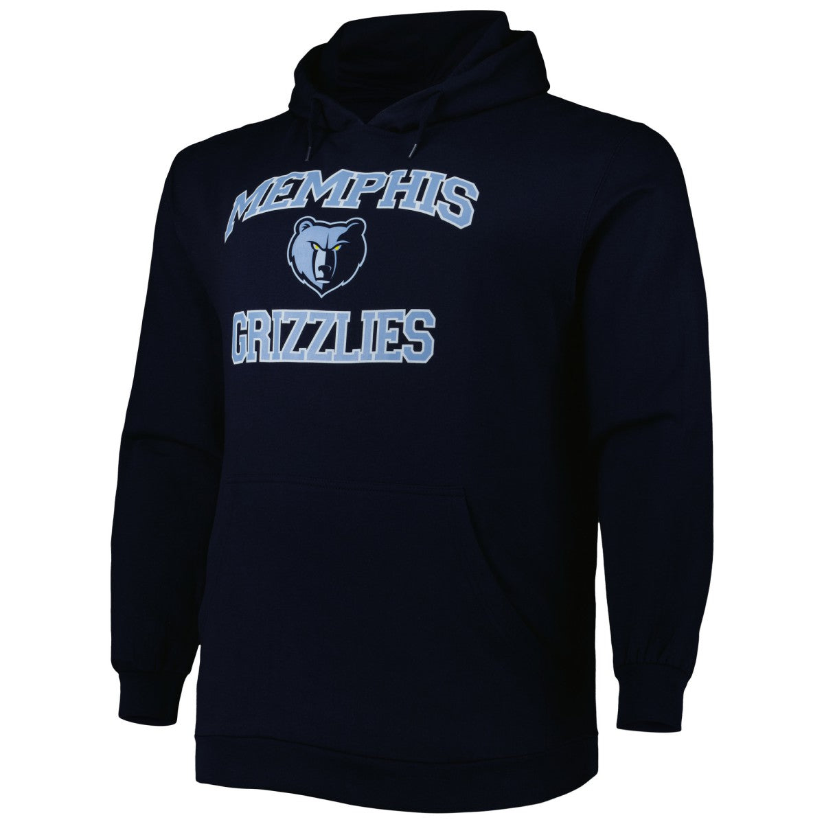 Memphis Grizzlies Big & Tall Heart & Soul Pullover Hoodie Navy - NBA