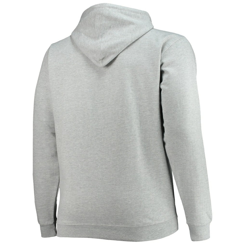 Atlanta Hawks Big & Tall Heart & Soul Pullover Hoodie Heathered Gray - NBA