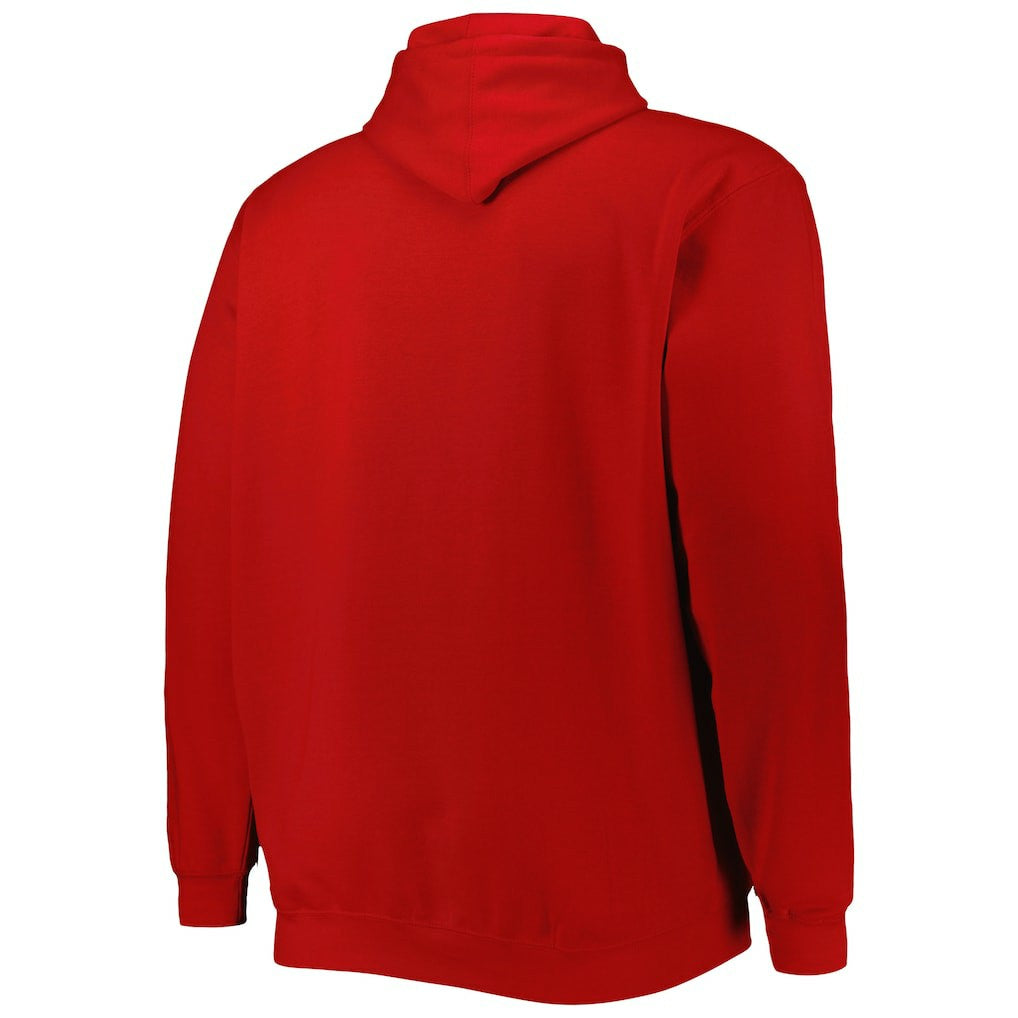 Atlanta Hawks Big & Tall Heart & Soul Pullover Hoodie Red - NBA