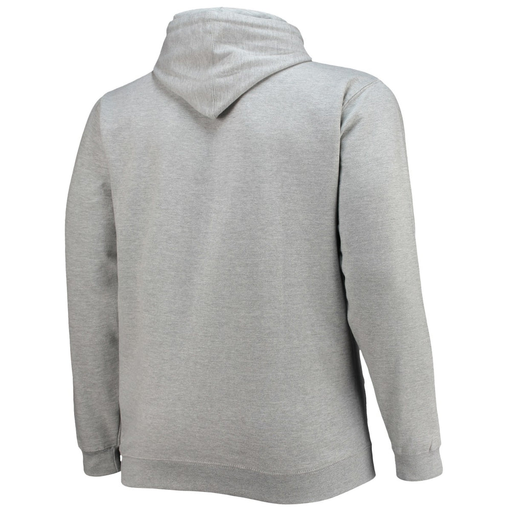 Miami Heat Big & Tall Heart & Soul Pullover Hoodie Heathered Gray - NBA