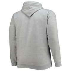 Miami Heat Big & Tall Heart & Soul Pullover Hoodie Heathered Gray - NBA