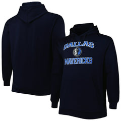 Dallas Mavericks Big & Tall Heart & Soul Pullover Hoodie Navy - NBA