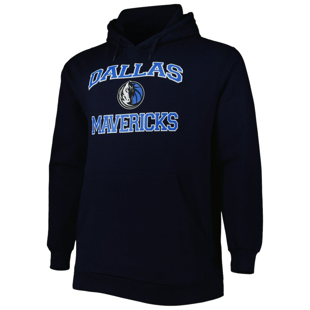 Dallas Mavericks Big & Tall Heart & Soul Pullover Hoodie Navy - NBA