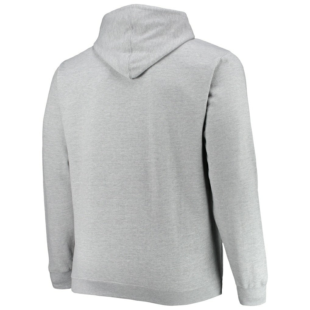 Brooklyn Nets Big & Tall Heart & Soul Pullover Hoodie Heathered Gray - NBA