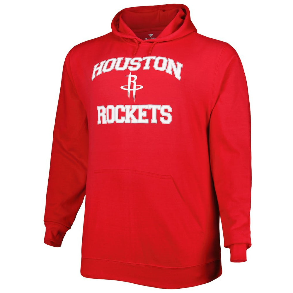 Houston Rockets Big & Tall Heart & Soul Pullover Hoodie Red - NBA