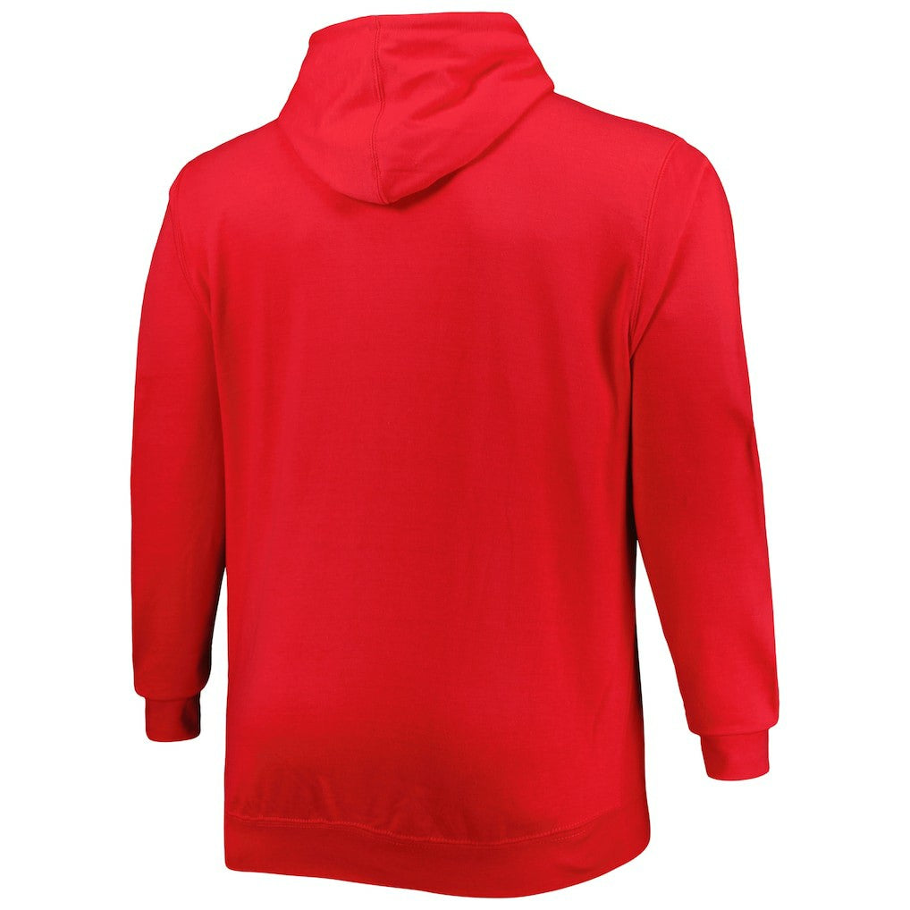 Houston Rockets Big & Tall Heart & Soul Pullover Hoodie Red - NBA