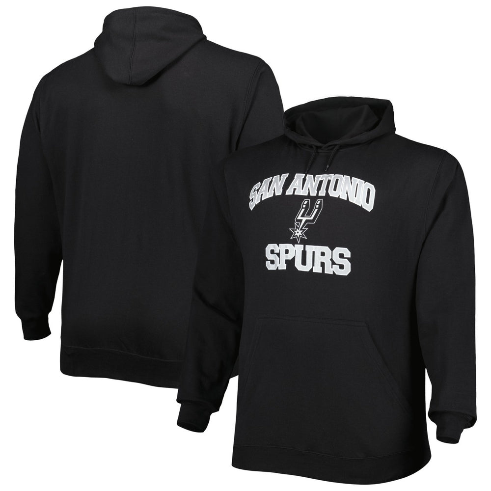 San Antonio Spurs Big & Tall Heart & Soul Pullover Hoodie Black - NBA