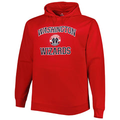 Washington Wizards Big & Tall Heart & Soul Pullover Hoodie Red - NBA