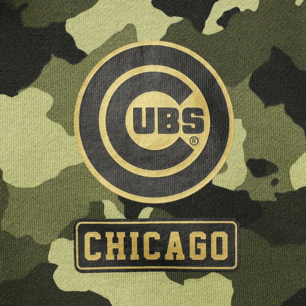 Chicago Cubs New Era Women's 2022 MLB Armed Forces Day Camo Full-Zip Hoodie - MLB