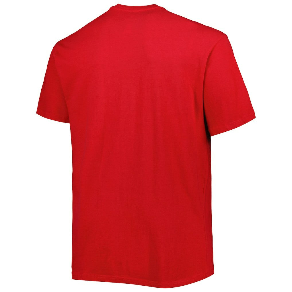 Philadelphia 76ers Big & Tall Heart & Soul T-Shirt Red - NBA
