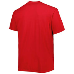 Philadelphia 76ers Big & Tall Heart & Soul T-Shirt Red - NBA