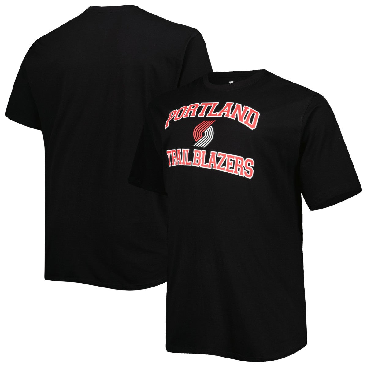 Portland Trail Blazers Big & Tall Heart & Soul T-Shirt Black - NBA