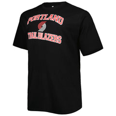 Portland Trail Blazers Big & Tall Heart & Soul T-Shirt Black - NBA