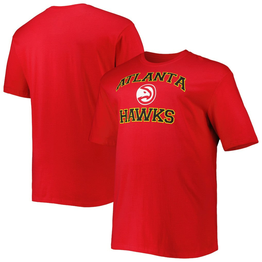 Atlanta Hawks Big & Tall Heart & Soul T-Shirt Red - NBA