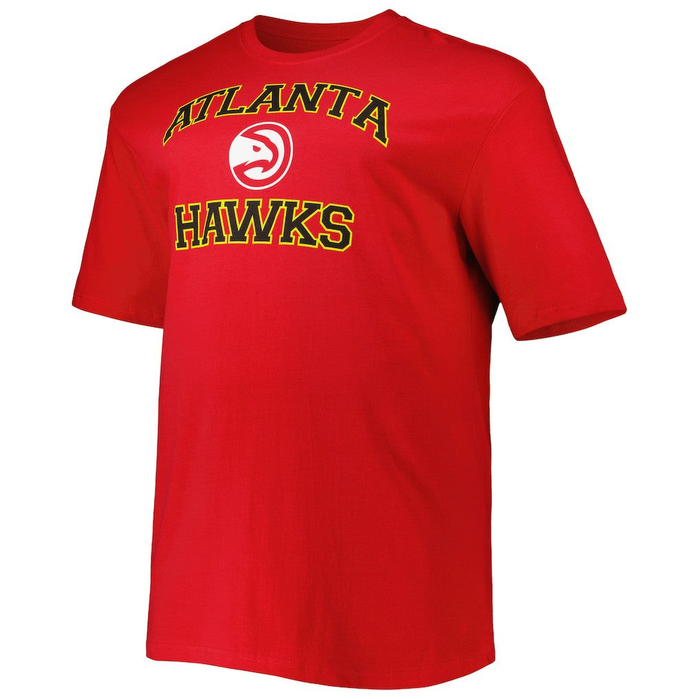 Atlanta Hawks Big & Tall Heart & Soul T-Shirt Red - NBA