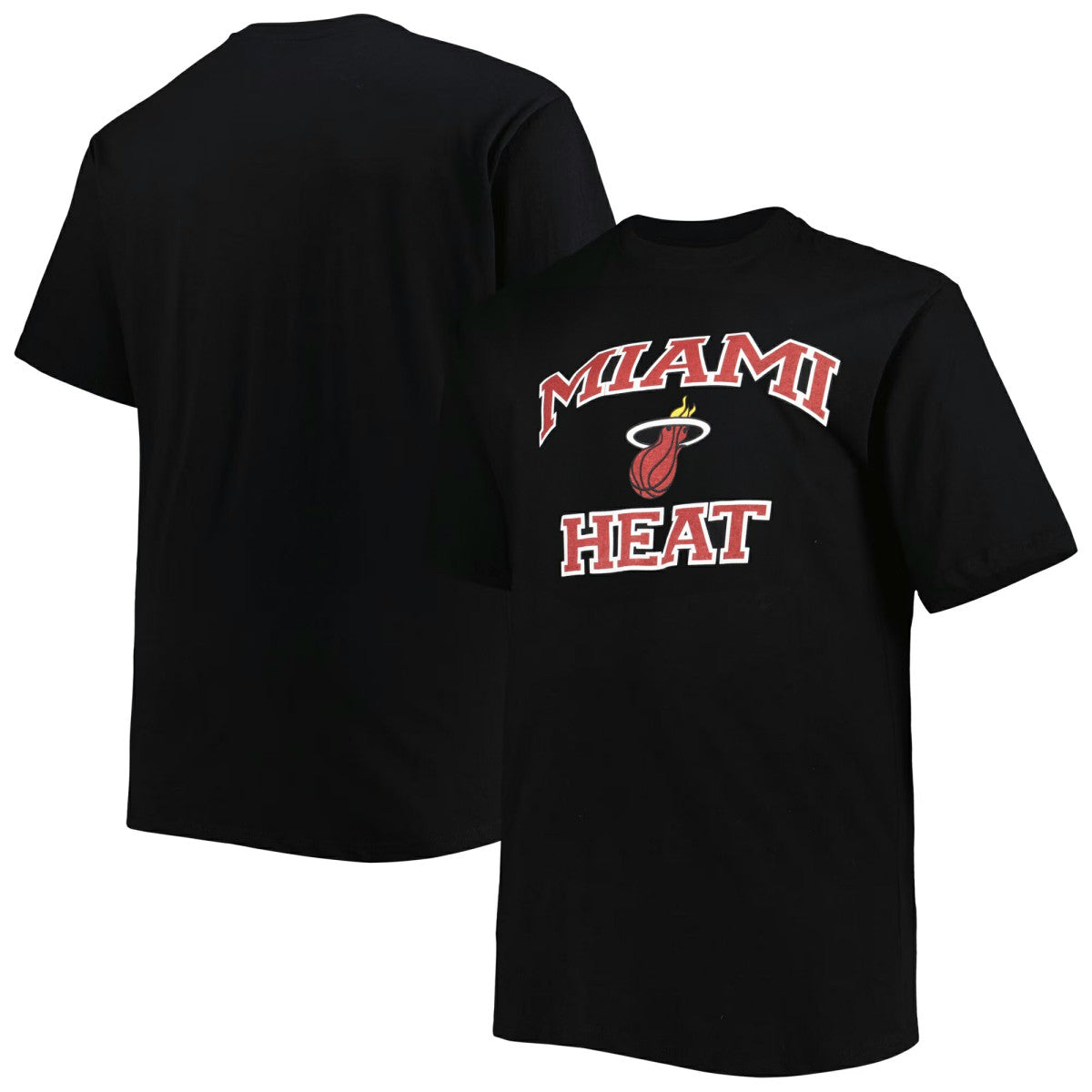 Miami Heat Big & Tall Heart & Soul T-Shirt Black - NBA