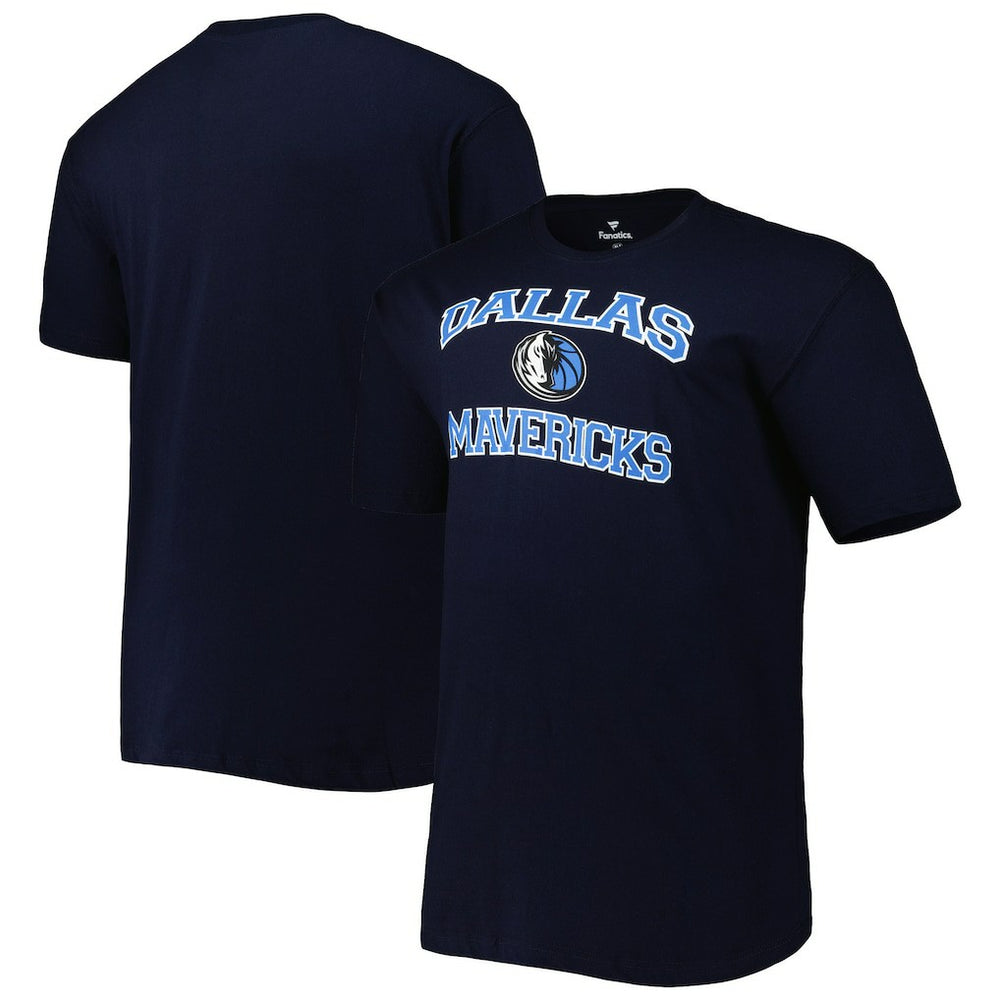 Dallas Mavericks Big & Tall Heart & Soul T-Shirt Navy - NBA
