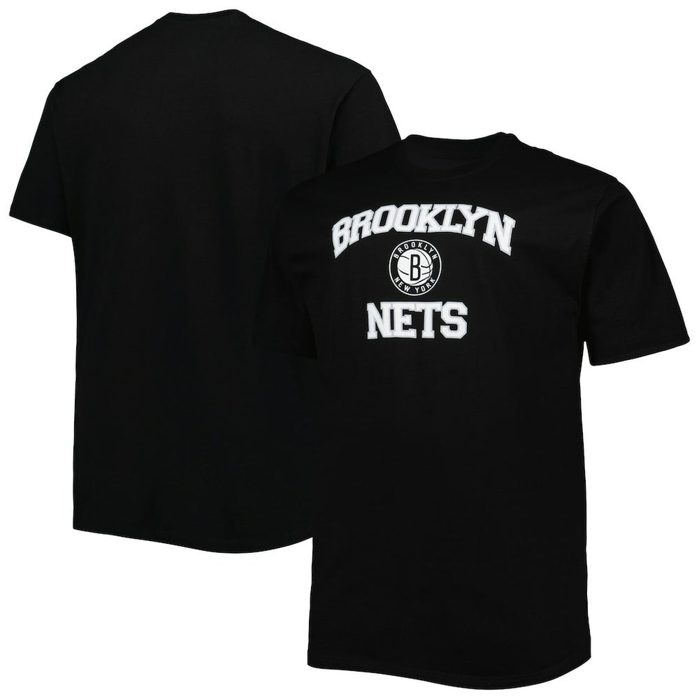Brooklyn Nets Big & Tall Heart & Soul T-Shirt Black - NBA