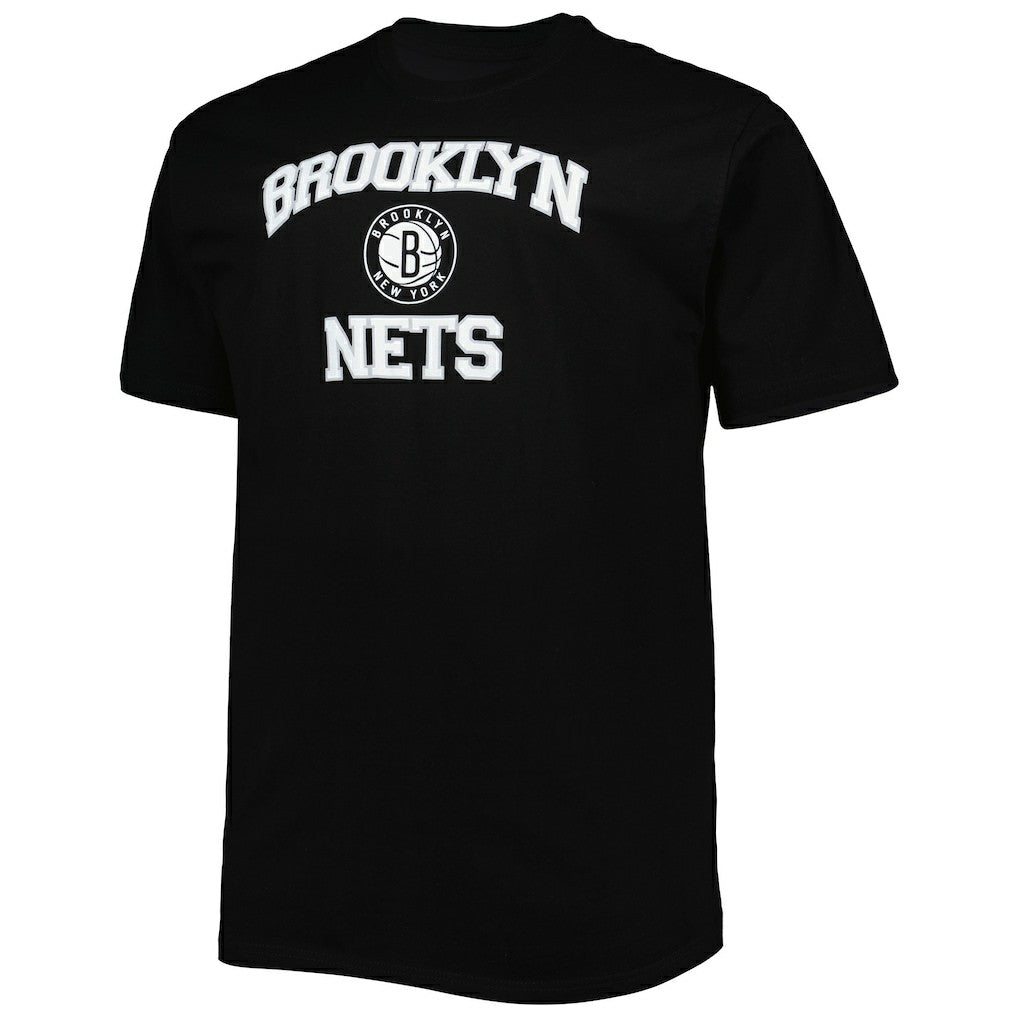 Brooklyn Nets Big & Tall Heart & Soul T-Shirt Black - NBA