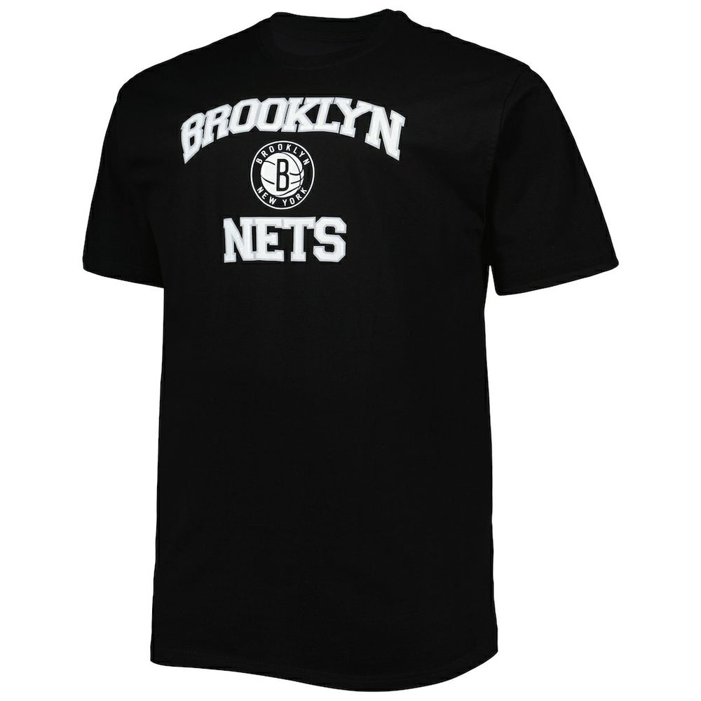 Brooklyn Nets Big & Tall Heart & Soul T-Shirt Black - NBA