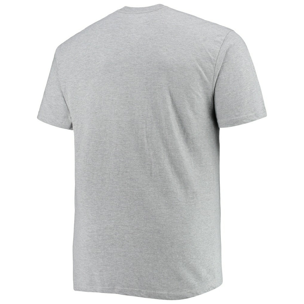Brooklyn Nets Big & Tall Heart & Soul T-Shirt Heathered Gray - NBA