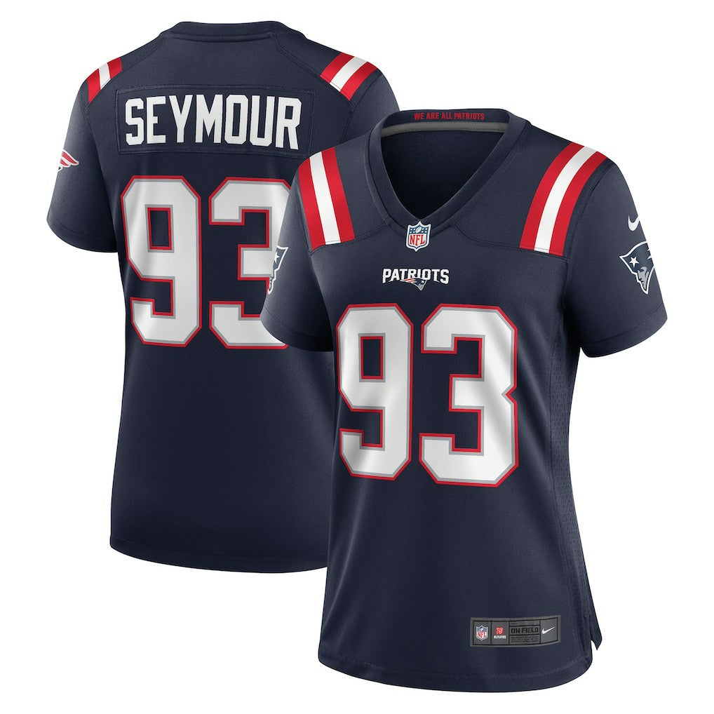 Richard Seymour New England Patriots Women's Retired Player Game Jersey Navy | Nike for Sale