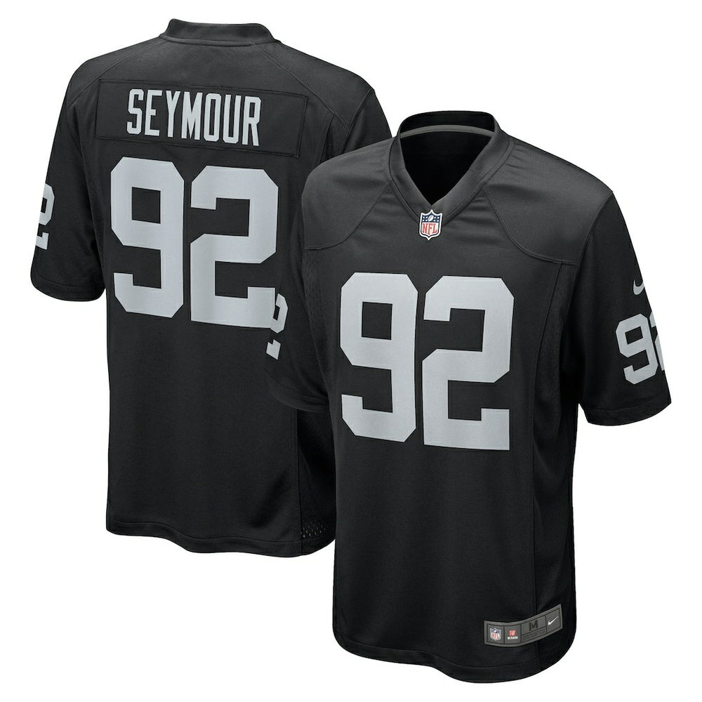 Richard Seymour Las Vegas Raiders Retired Player Game Jersey Black | Nike for Sale