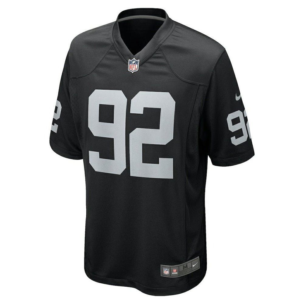Richard Seymour Las Vegas Raiders Retired Player Game Jersey Black | Nike for Sale