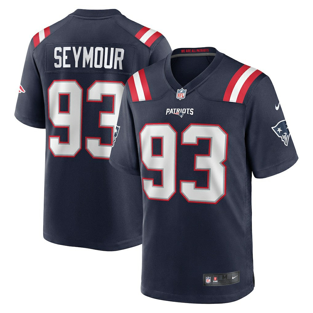 Richard Seymour New England Patriots Retired Player Game Jersey Navy | Nike for Sale