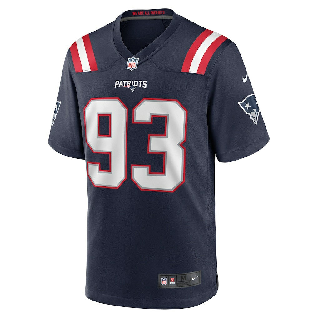 Richard Seymour New England Patriots Retired Player Game Jersey Navy | Nike for Sale