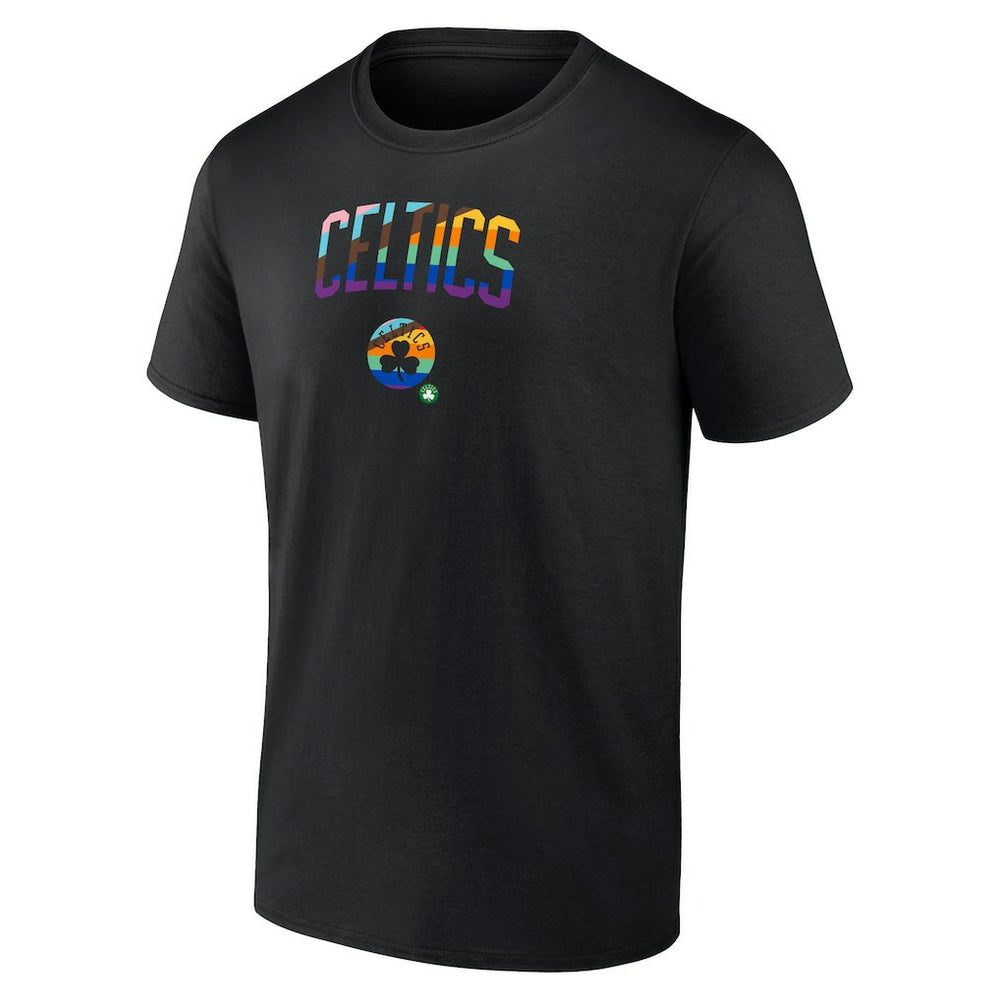 Boston Celtics Logo Pride T-Shirt Black - NBA