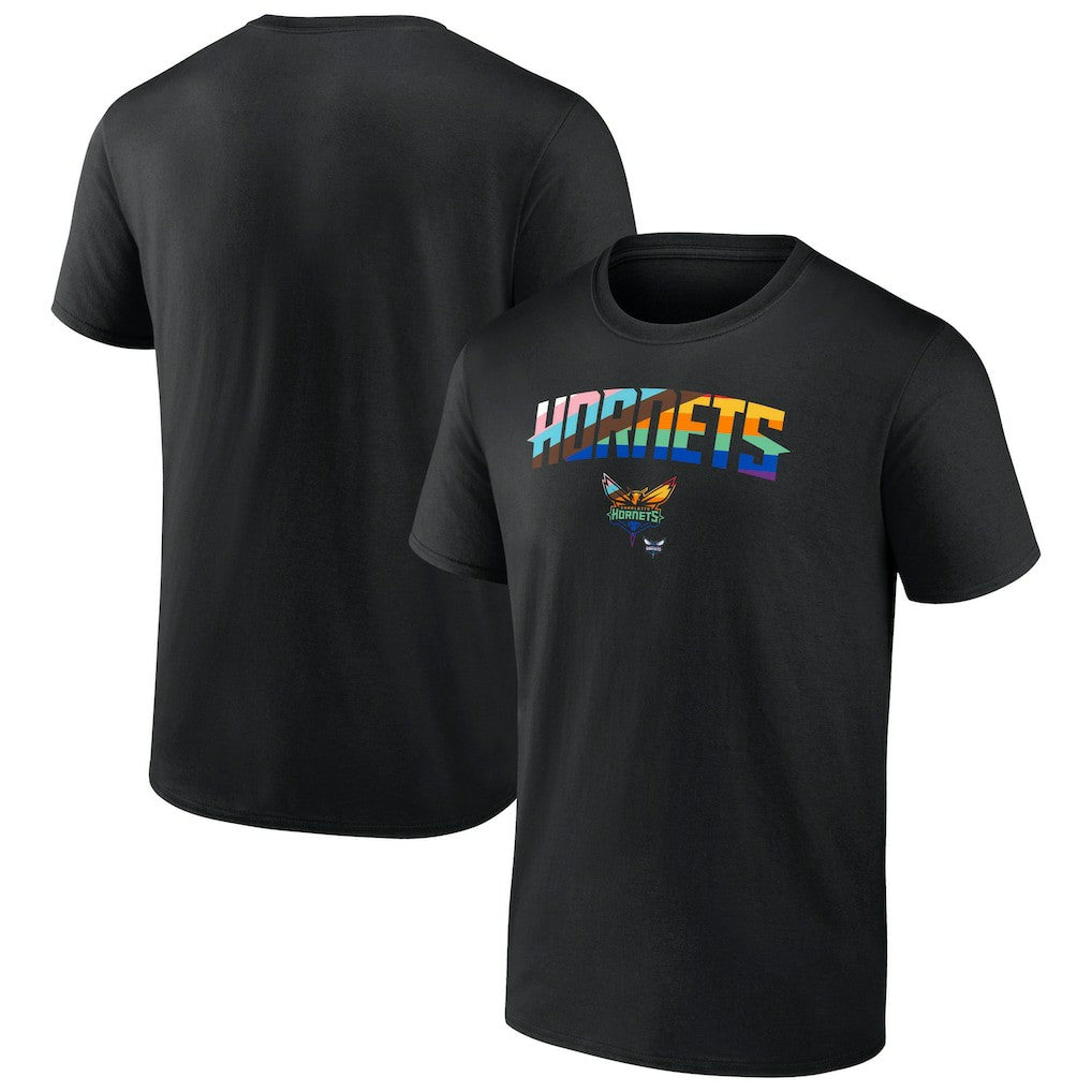 Charlotte Hornets Pride T-Shirt Black - NBA