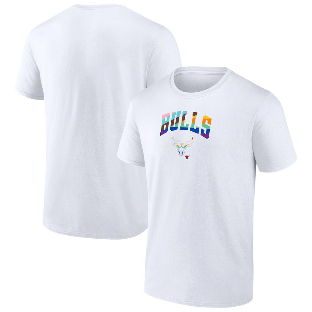 Chicago Bulls Pride T-Shirt White - NBA