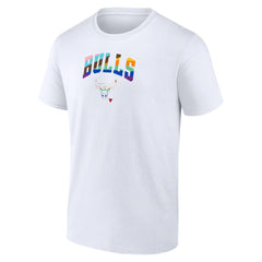 Chicago Bulls Pride T-Shirt White - NBA