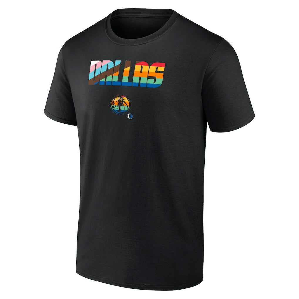 Dallas Mavericks Pride T-Shirt Black - NBA