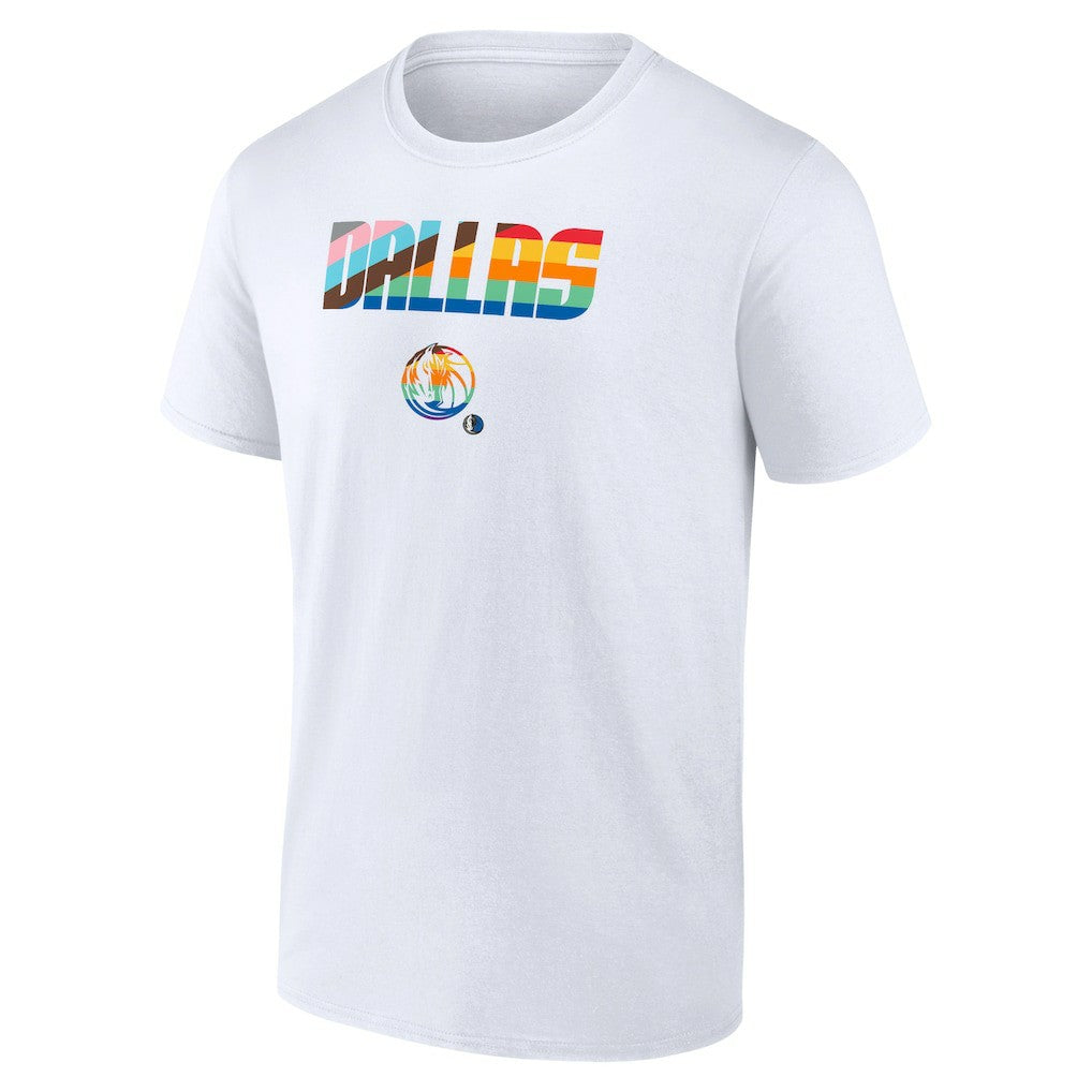 Dallas Mavericks Pride T-Shirt White - NBA
