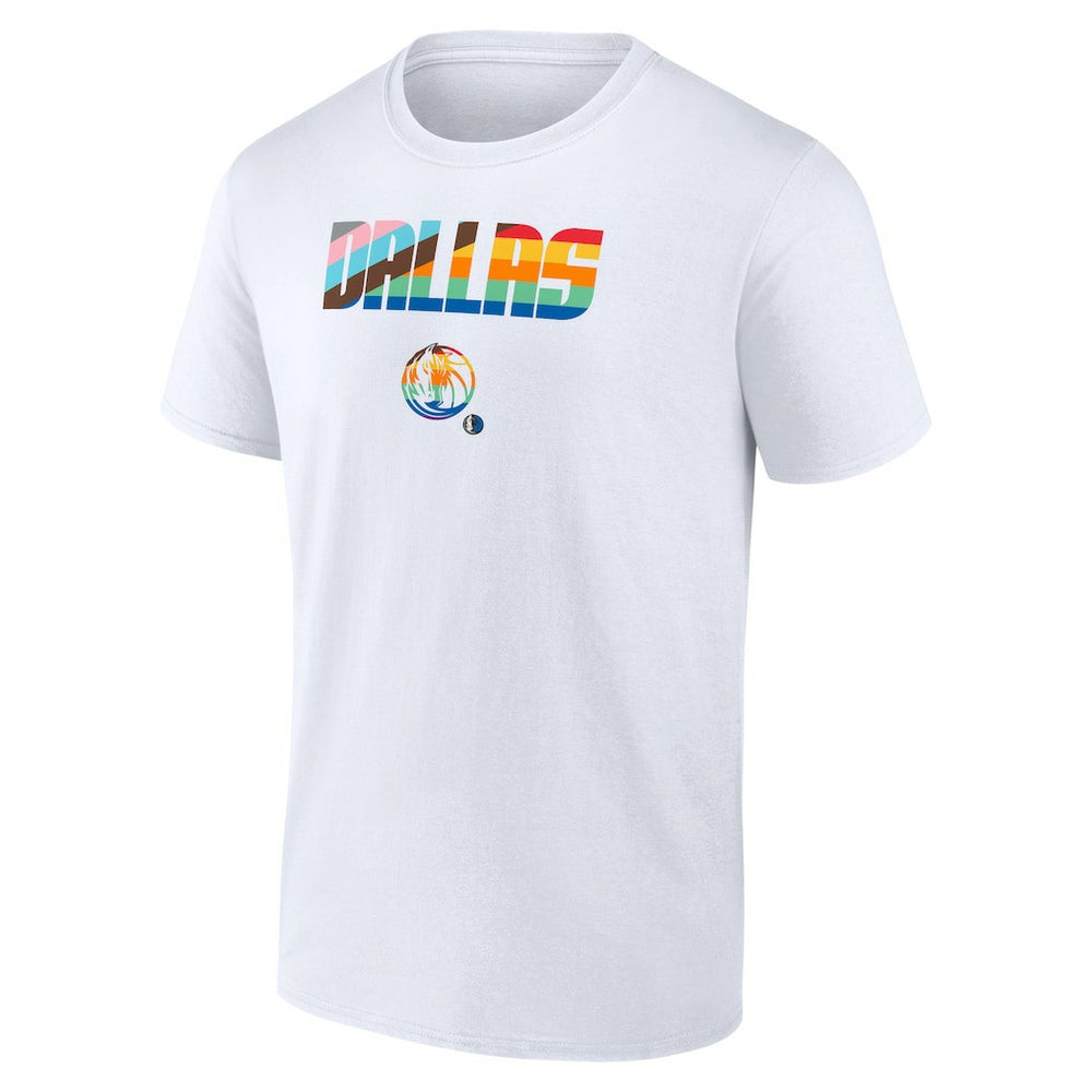 Dallas Mavericks Pride T-Shirt White - NBA